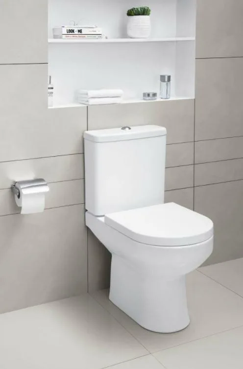 تصویر 3 از توالت فرنگی پایه دار با سیستم فلاش قدرتمند دو حالته